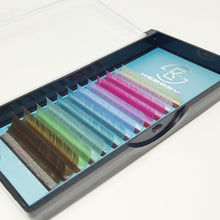 Load image into Gallery viewer, Color Russian Volume Lashes Classic Eyelash Extension