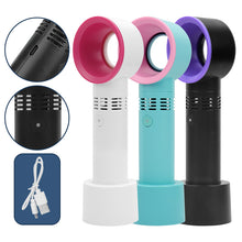 Load image into Gallery viewer, Portable Usb Rechargeable Bladeles Fan Eyelash Fan

