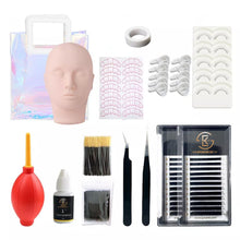 Load image into Gallery viewer, Hot Selling Eyelash Extension Training Kits Starter Lash Kit Set Professional Eyelash Extension Tools
