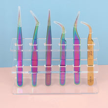 Load image into Gallery viewer, Acrylic Eyelash Tweezer Storage Holder Durable Convenient
